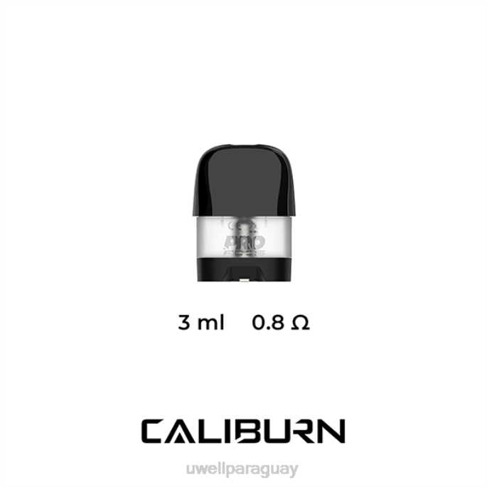 R8Z0K46 - UWELL Asunción 08 ohmios UWELL CALIBURN X vainas de repuesto | 2 paquetes